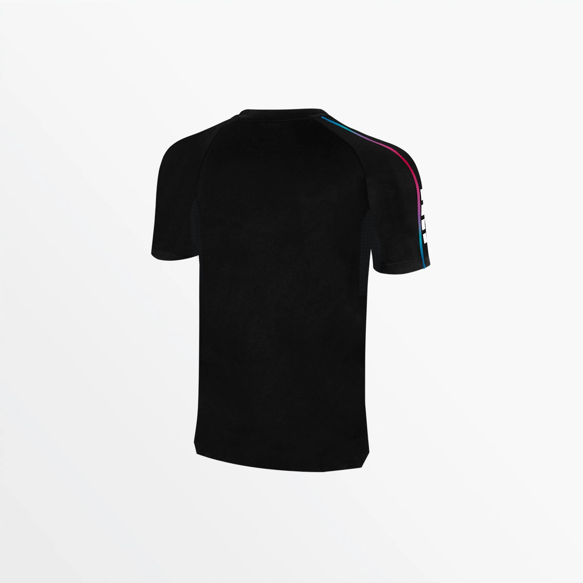 MEN'S BASICS ??? OMBRE SHORT SLEEVE TRAINING TOP Wrinkle Free Weave Soft Knit