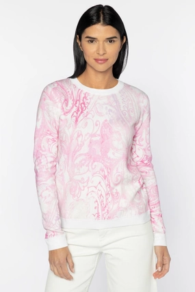 Reversible Paisley Crew Roomy Comfort