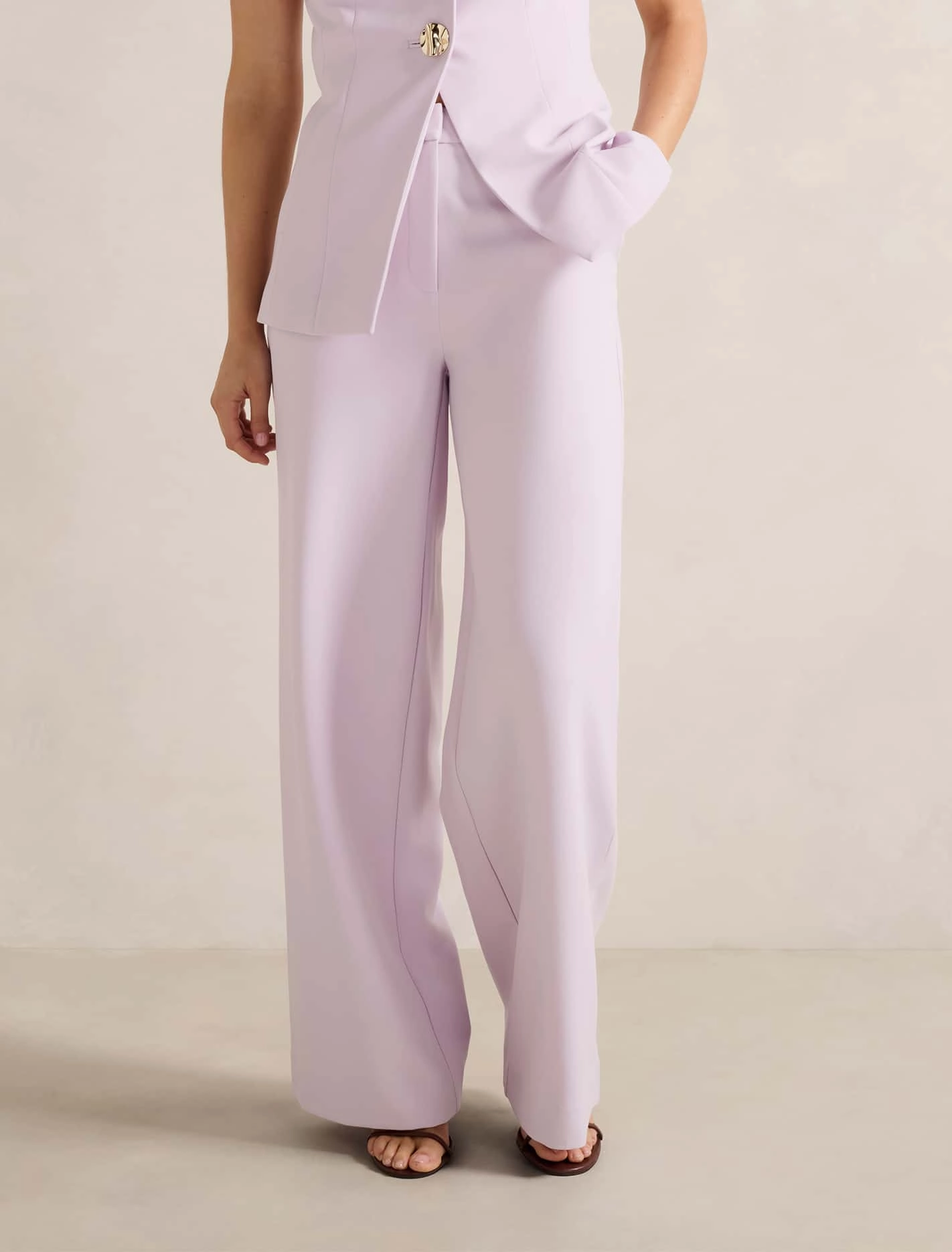 Fashion Comfort Wear Casual Performance Rhylee Wide Leg Pants
