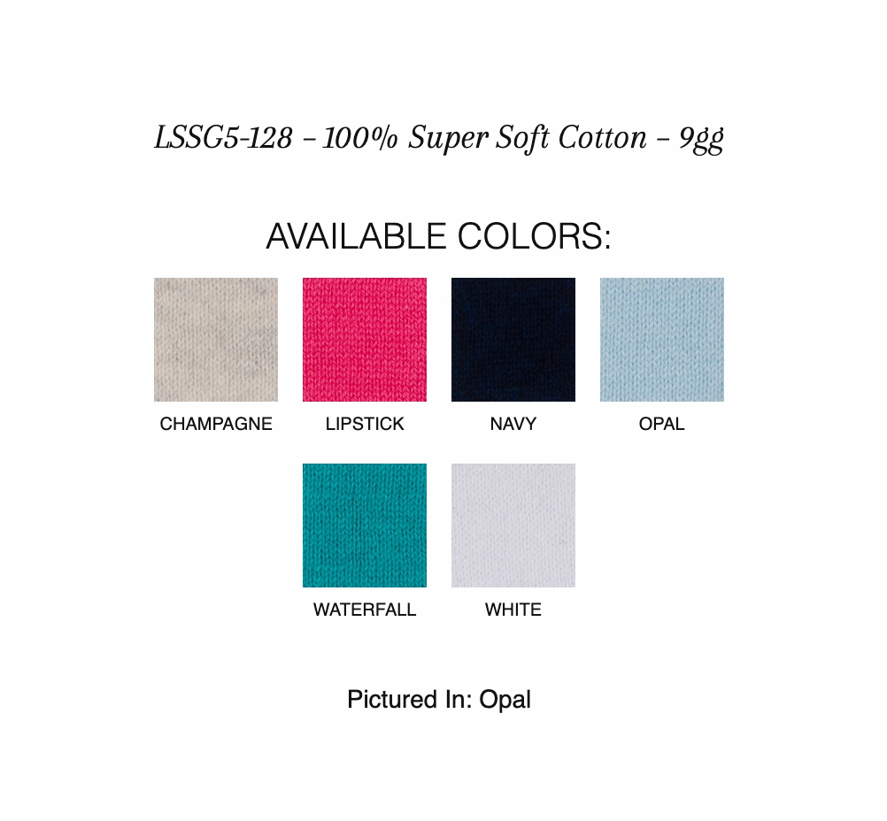 Knitted Look Plush Inner Lining Rib Trim Crew