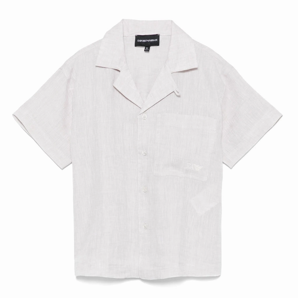 Emporio Armani Junior Short Sleeved Shirt Elegant Blouse