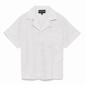 Emporio Armani Junior Short Sleeved Shirt Elegant Blouse