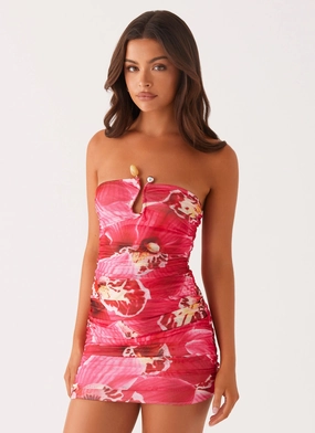 Sleek and Sleek Gentle Glow Rudy Mini Dress - Orchid Pink