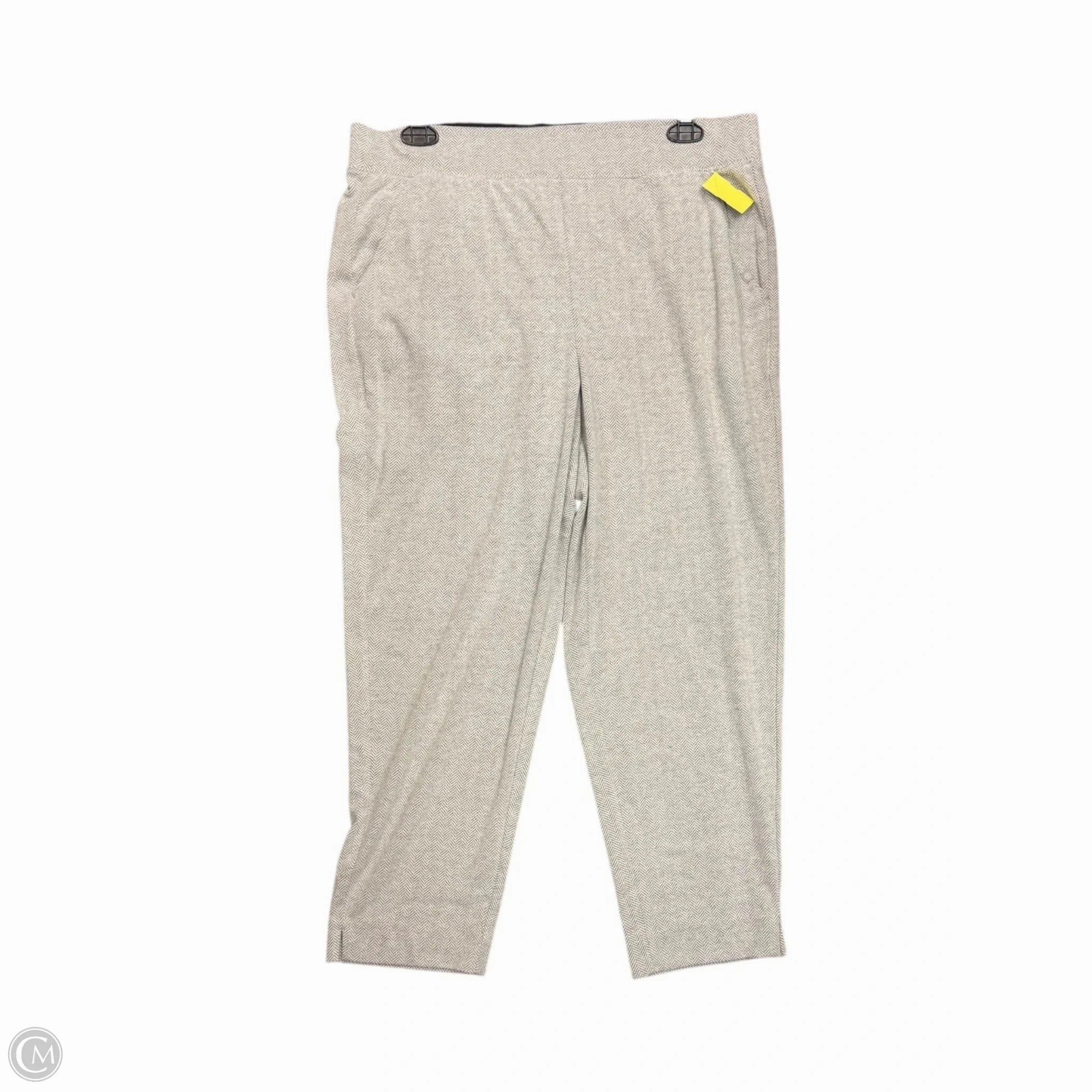 Comfy Vibes Pants Lounge By Talbots In Grey, Size: Xl