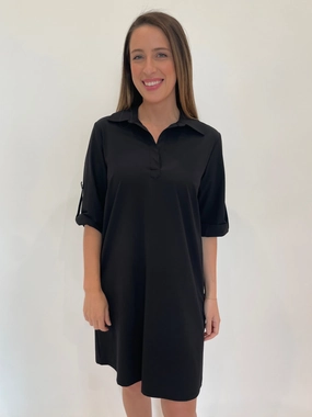 Ryan Tech Dress - Onyx Soft Feel