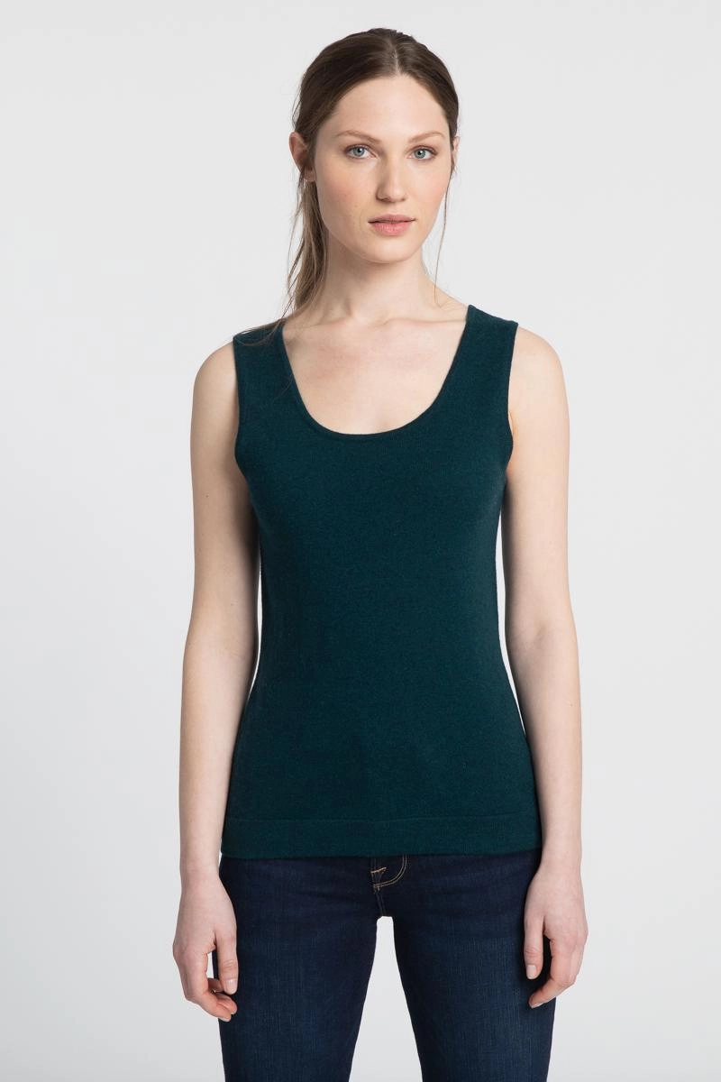 Breathable Underarm Vents Scoop Neck Tank