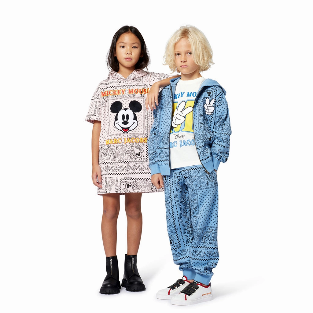 Little Marc Jacobs X Mickey Mouse Hooded Cardigan Lightweight Packability