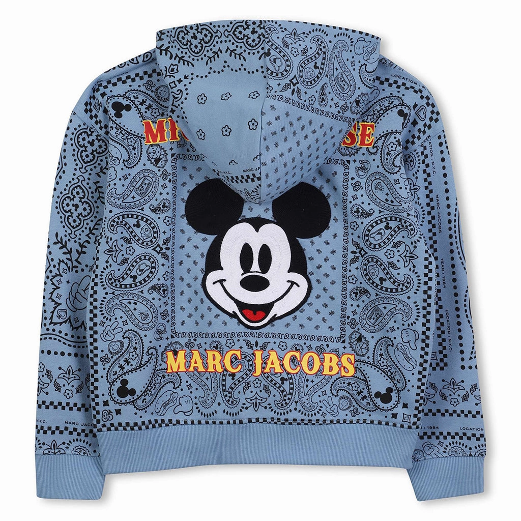 Little Marc Jacobs X Mickey Mouse Hooded Cardigan Seamless Shoulder Design