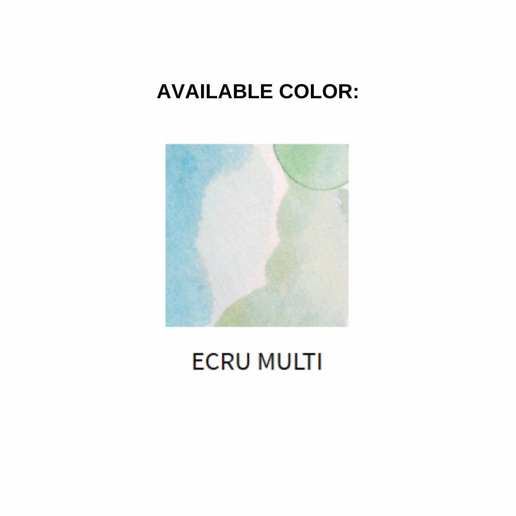 Reversible Print Crew Pullover - Ecru Multi Cozy Apparel