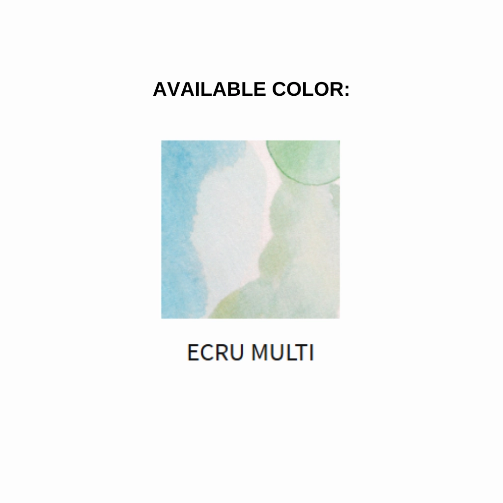 Cozy Designs Reversible Print Crew Pullover - Ecru Multi