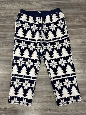 Pants Lounge By Vera Bradley In Blue & White, Size: 2x Quick Cool