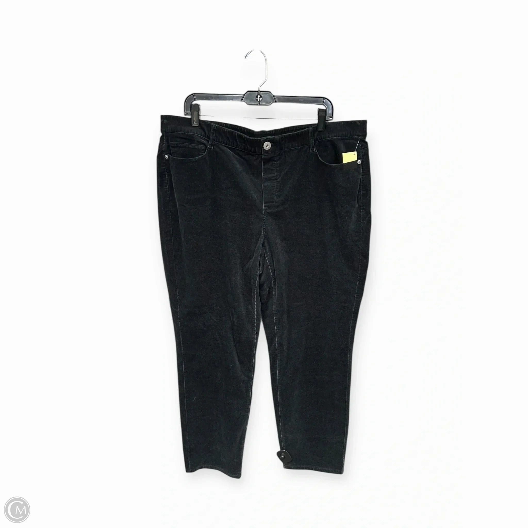 Pants Corduroy By J. Jill In Black, Size: 2x AllDayCompression