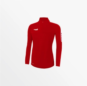 WOMEN'S MADISON 1/4 ZIP TECHNICAL TRAINING TOP Airflow Mesh Panel QuickDryTech