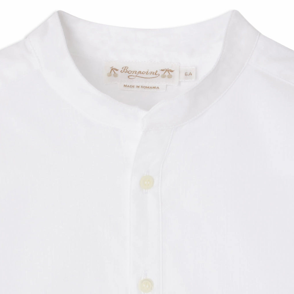 Bonpoint Elies Shirt Flatlock Stitching Technique LatticeKnit