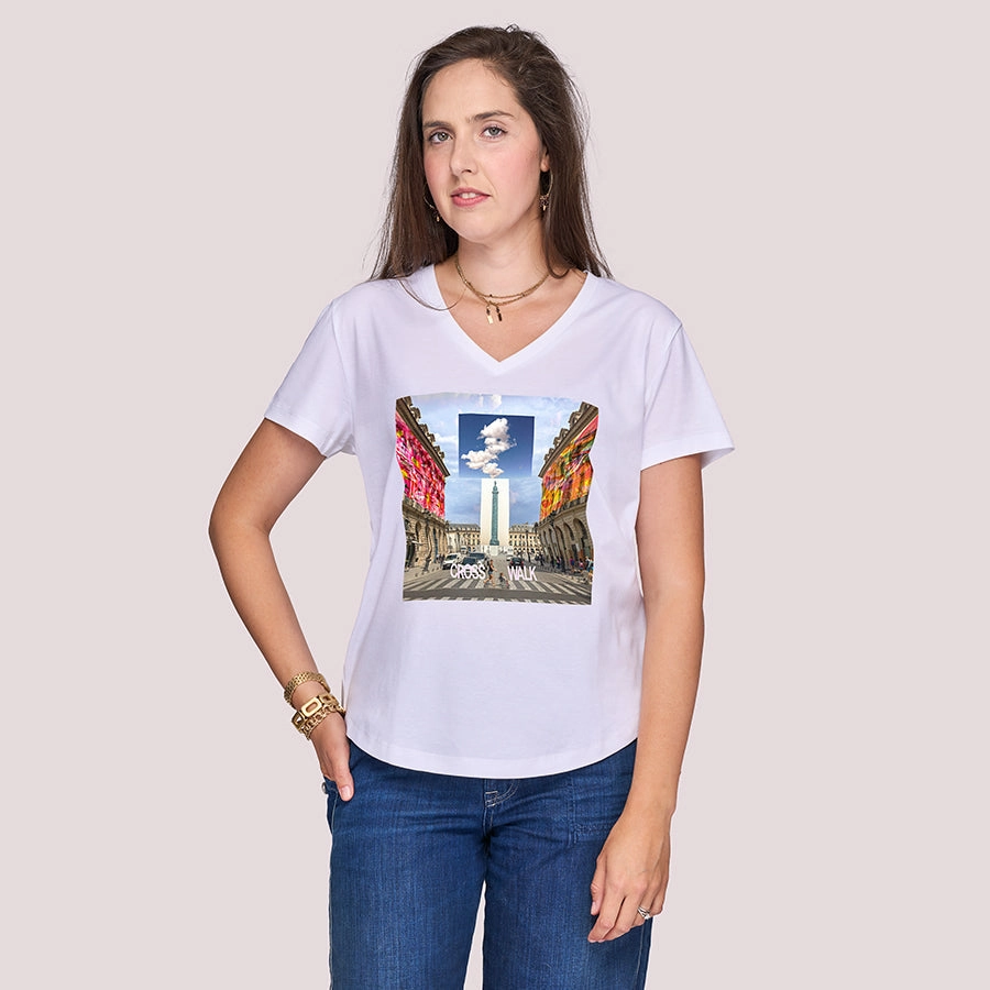 The Viv T-Shirt - Cross Walk No Bulk Layering System Youthful Style