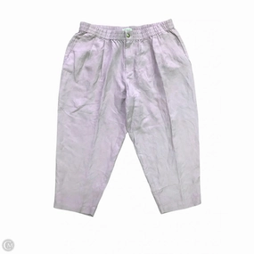 Pants Linen By Madewell In Purple, Size: 1x Outdoor Flex