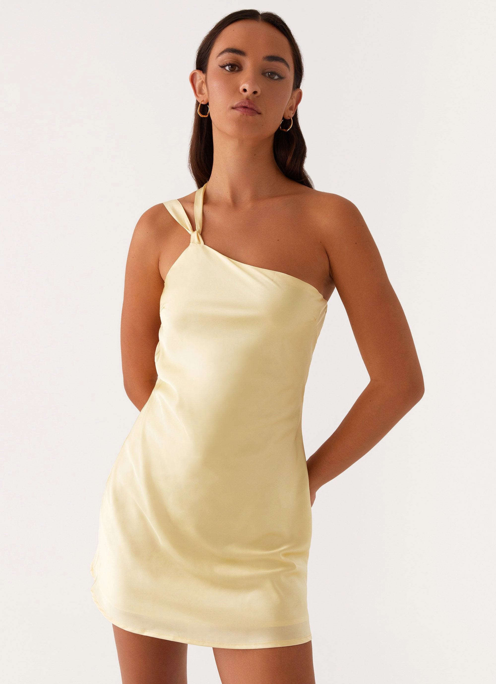 summer look Lights Out Mini Dress - Yellow