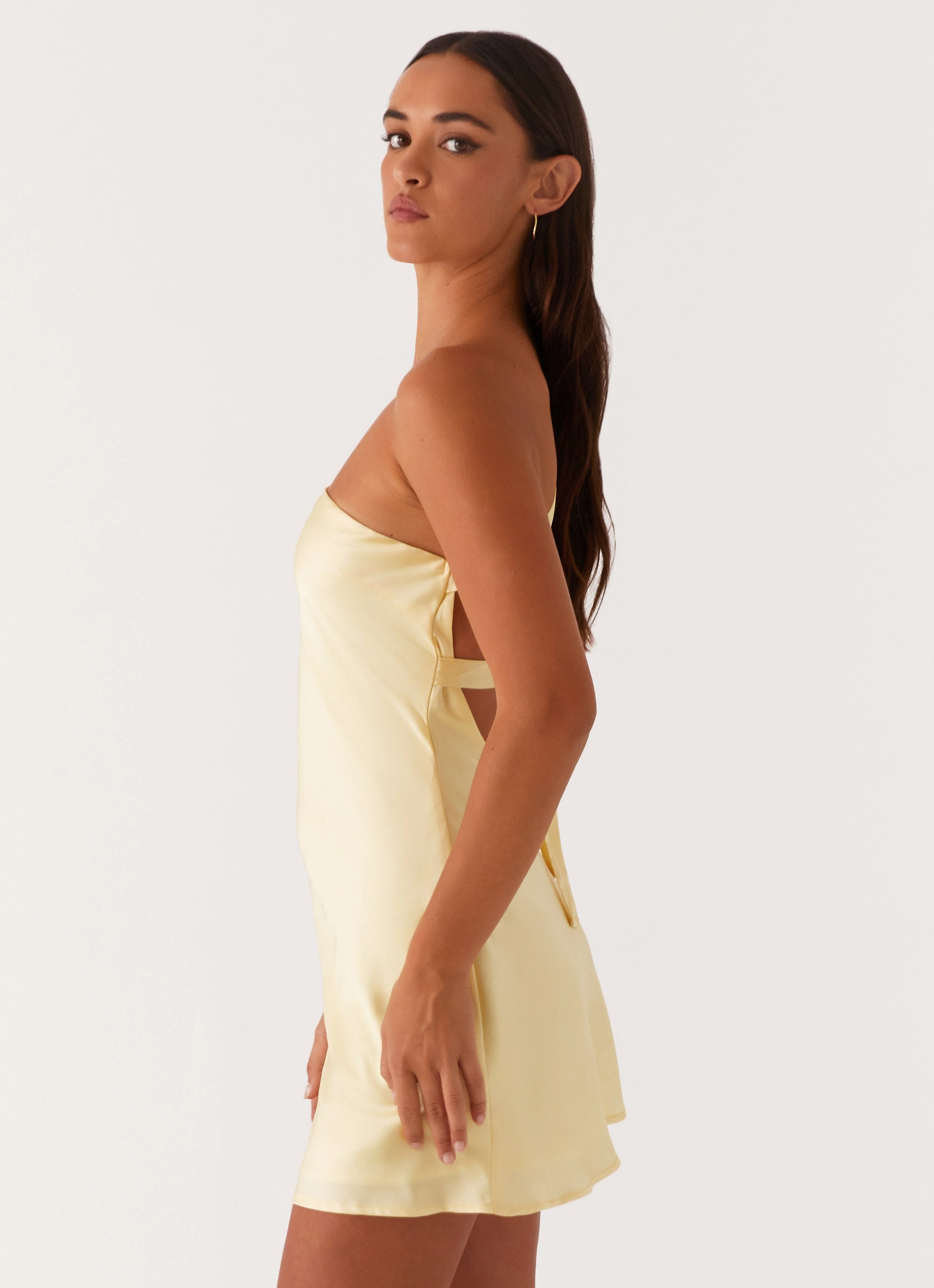 Eco-Lining Lights Out Mini Dress - Yellow
