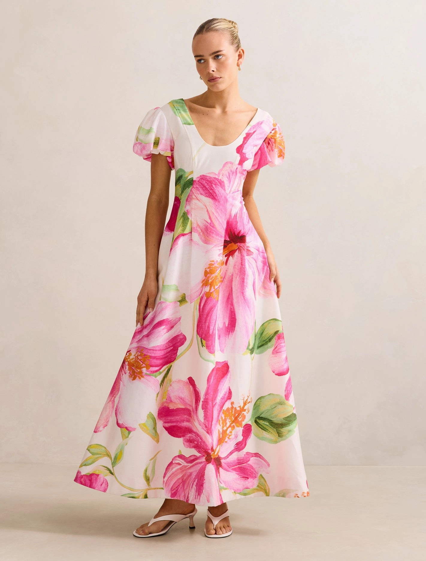 All Moments Lily Scoop Neck Midi Dress