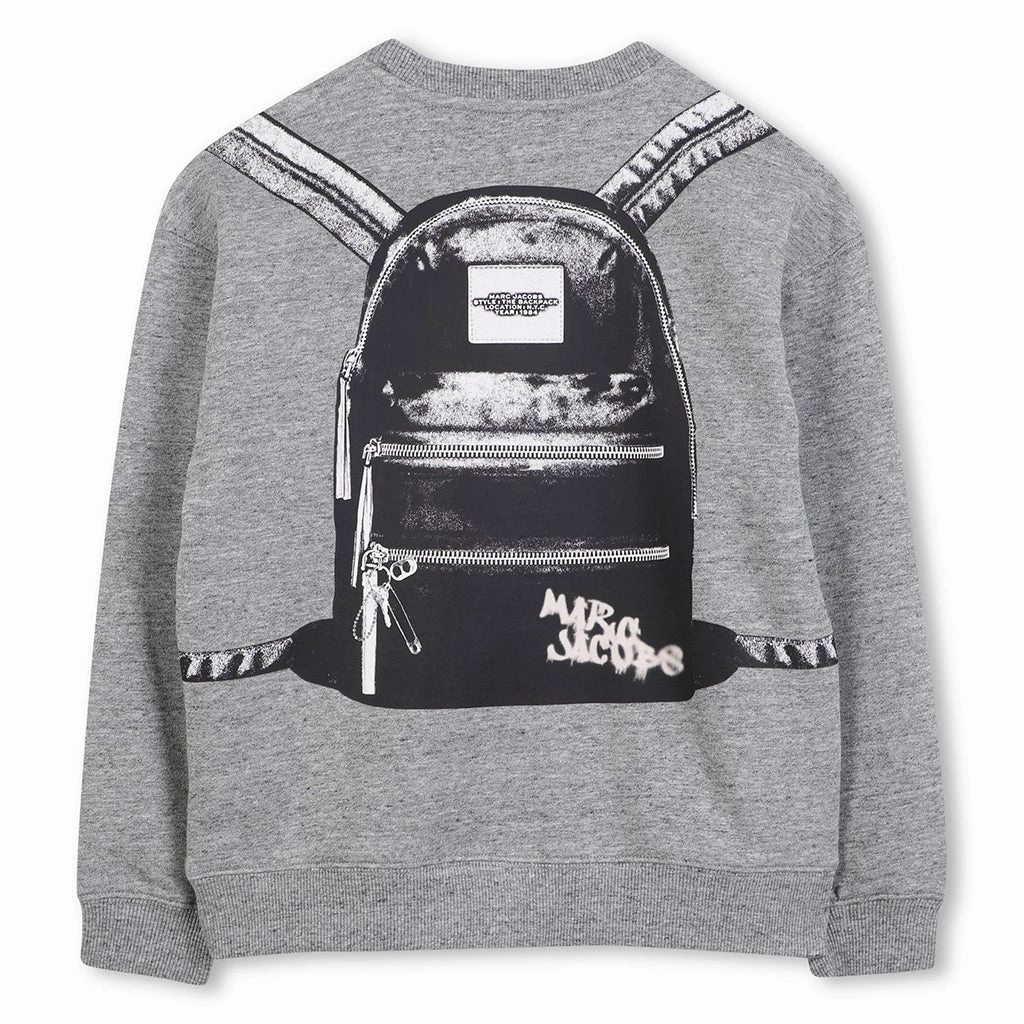 WrinkleFree Weaving Asymmetrical hem Little Marc Jacobs Logo Sweatshirt