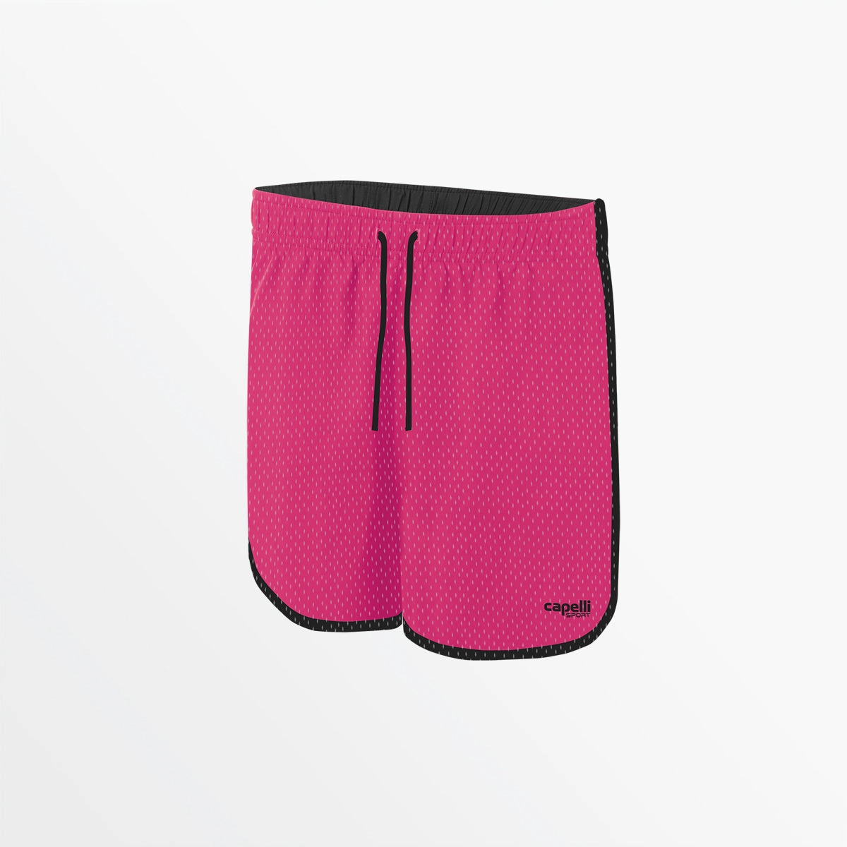 WOMEN'S 2-TONE MESH SHORTS StretchWaistband