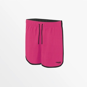 WOMEN'S 2-TONE MESH SHORTS StretchWaistband