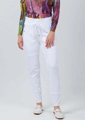 Sleek lines Smart Layering Candy Pants - White