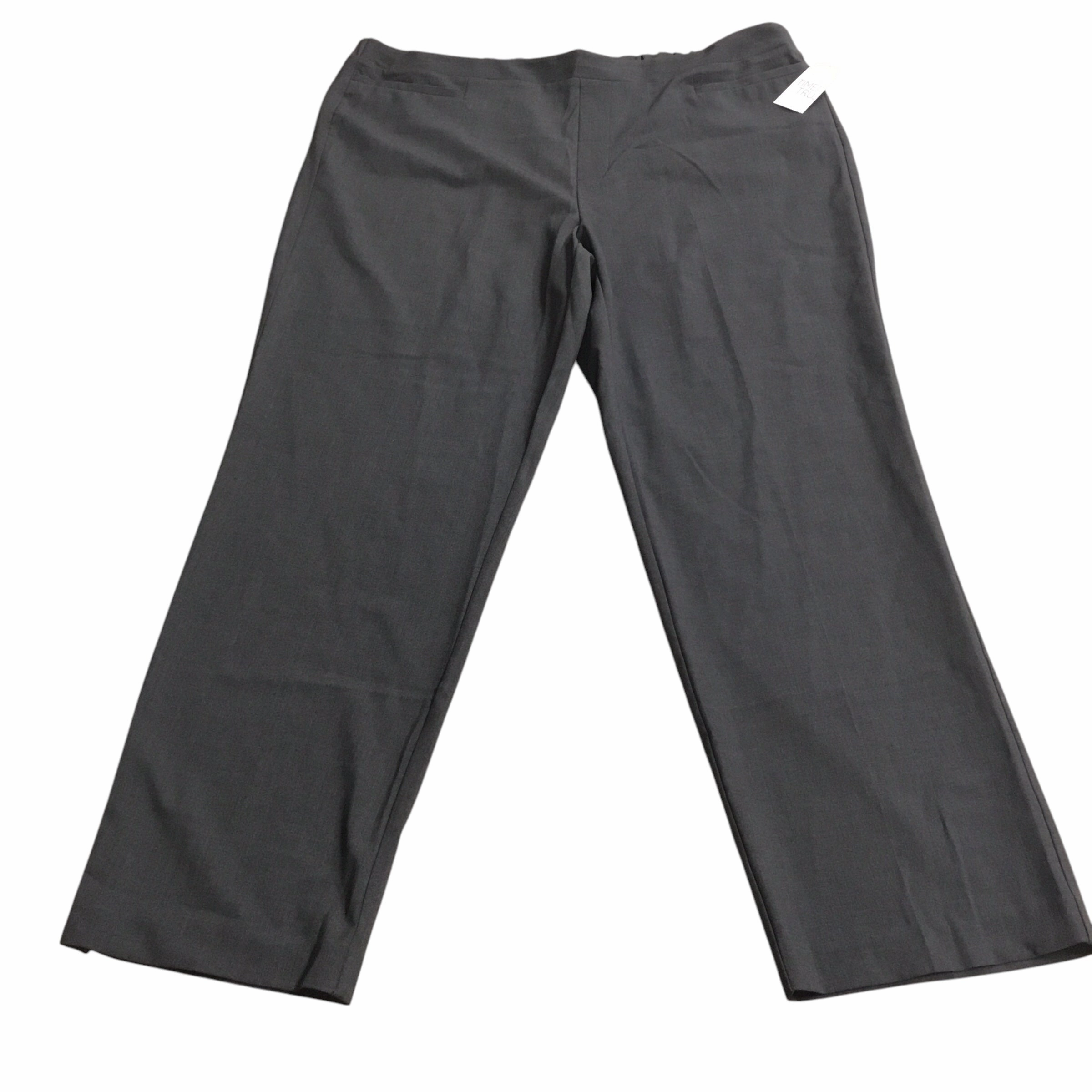 Breathable Style Pants Dress By Time And Tru In Grey, Size: 2x