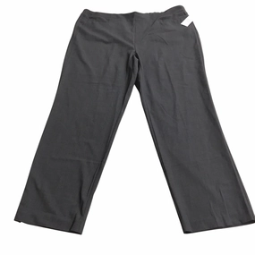 Breathable Style Pants Dress By Time And Tru In Grey, Size: 2x