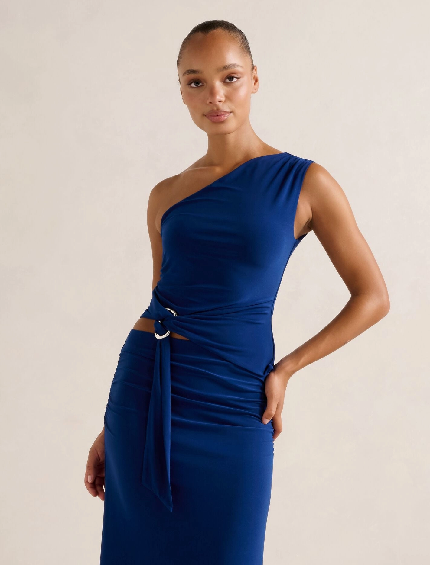 Jemma Hardware Waist Top Flexible Knit AntiStatic Material