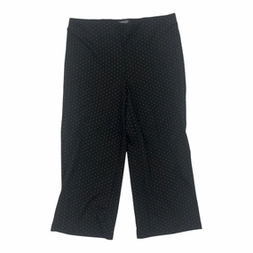 Comfy Essentials Wear Flexibility Built-In Pants Cropped By Jones New York In Black, Size:1X
