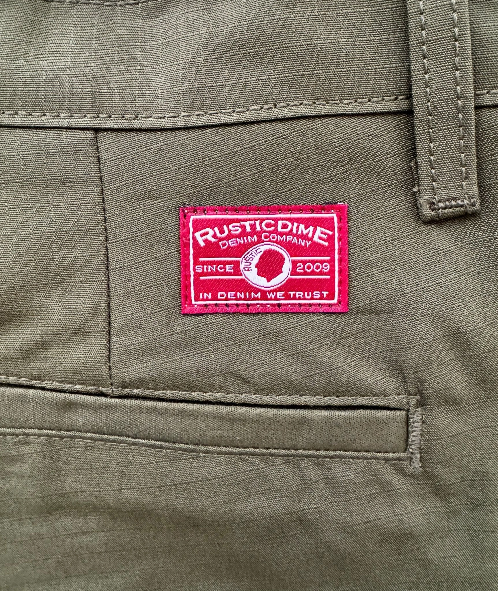 No Fuss Fit Tagless label OLIVE RIPSTOP | WORKWEAR CHINO CLASSIC