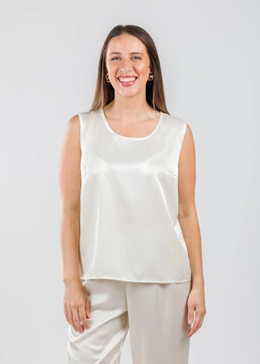 Soft Satin Tank - Ivory Airflow Ventilation System Non Static Finish