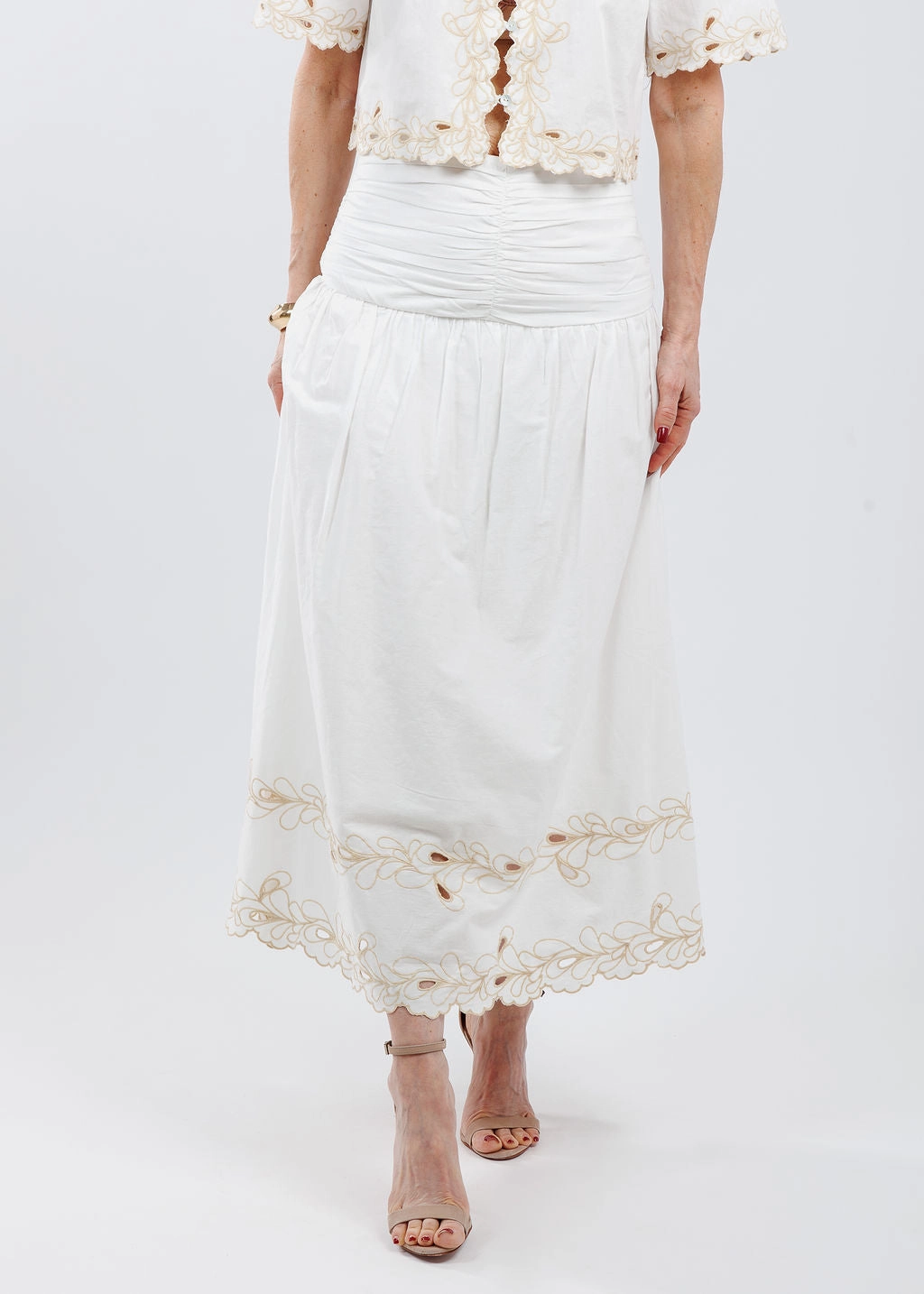 Sol Skirt - White Casual Style
