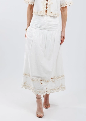 Sol Skirt - White Casual Style