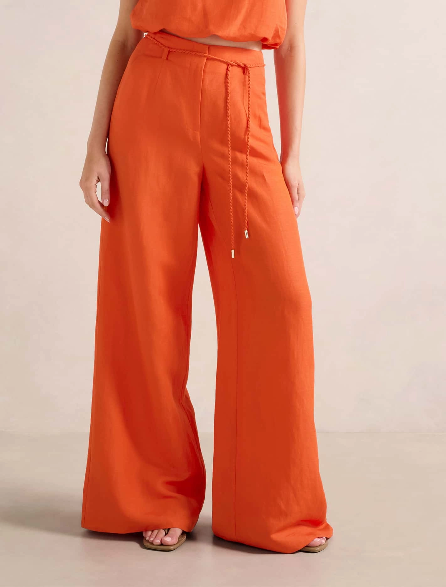 All Season Versatility Light Reflective Details Myla Wide Leg Pants