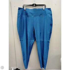 HiddenDrawcord Pants Dress By Worthington In Blue, Size: 22w