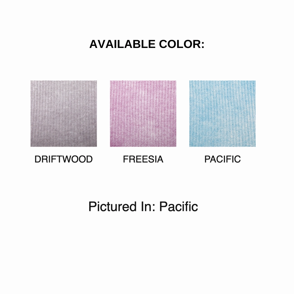 Spray Print Hi-Low Crew Sweater Chilly Weather Wear Odor Resistant Fabric