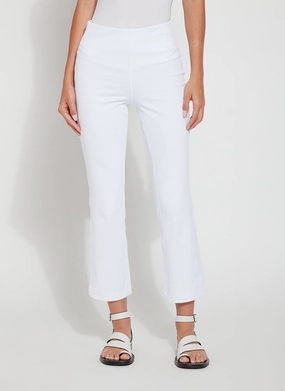 Sleek Appearance All Day Comfort Fit Ankle Denim Baby Bootcut Pants - White