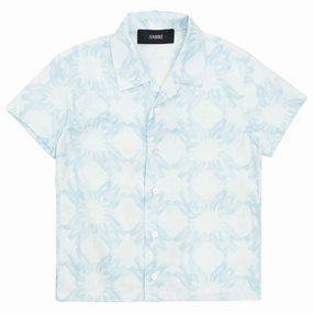 Brushed Interior Drop Shoulder Silhouette Amiri Kids Ma Quad Shirt