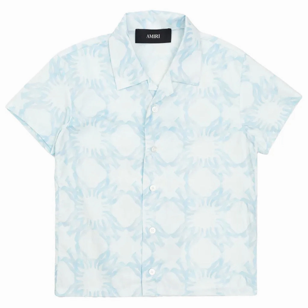 Brushed Interior Drop Shoulder Silhouette Amiri Kids Ma Quad Shirt