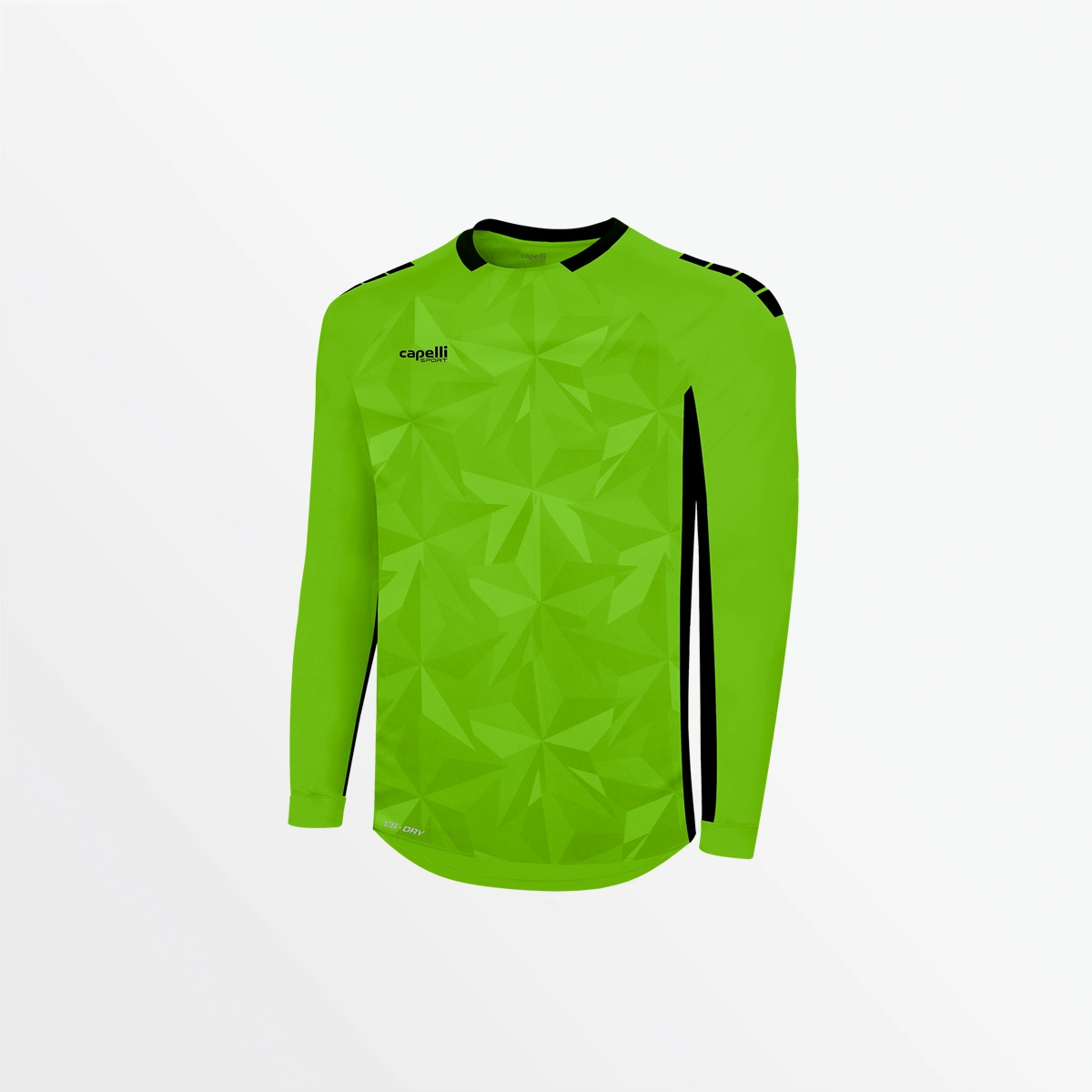 YOUTH PITCH STAR LONG SLEEVE GOALKEEPER JERSEY Thermal Insulation Layer Contrast Stitch Detailing