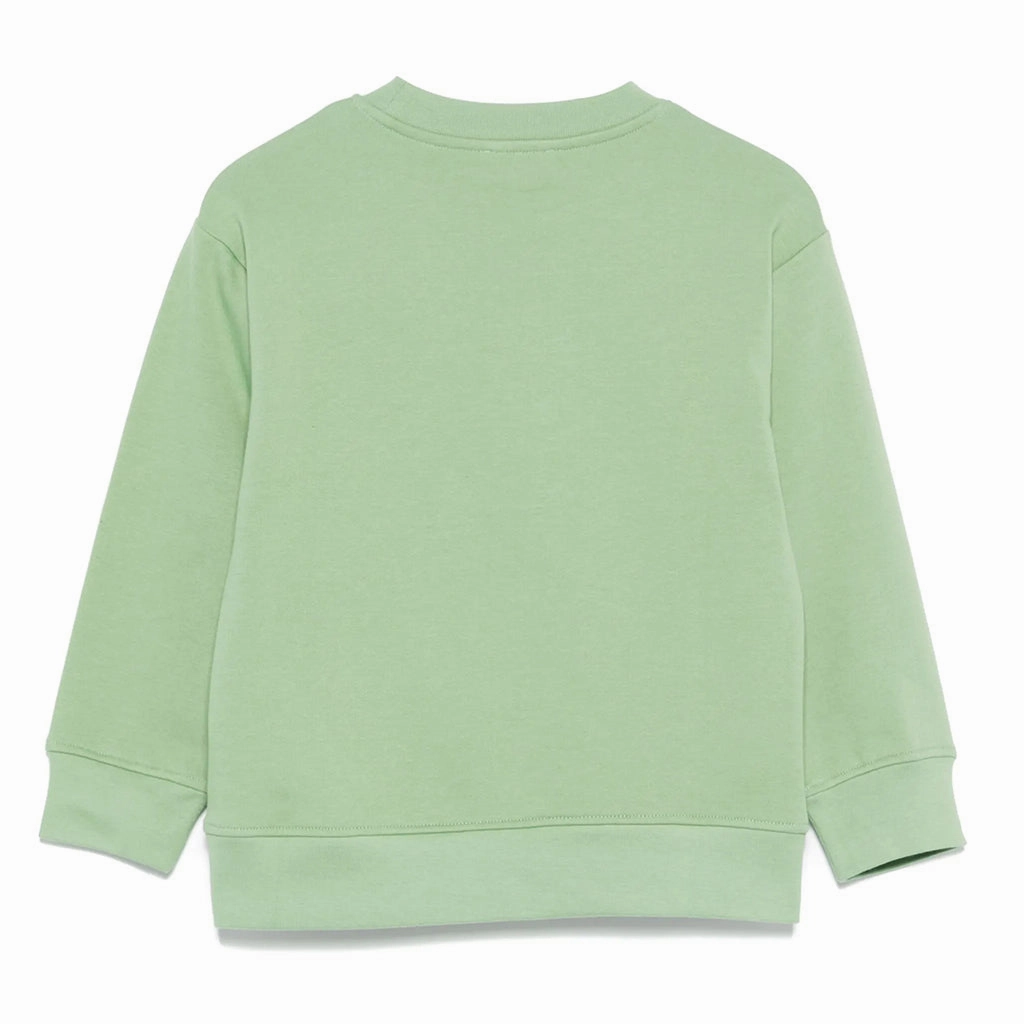 VentilatedBack Water Repellent Finish Stella McCartney Kids Being Kind Fleece Sweatshirt