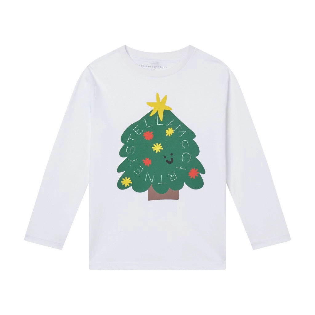 All-Season Comfort Stella McCartney Kids Christmas Tree Long-Sleeve T-shirt