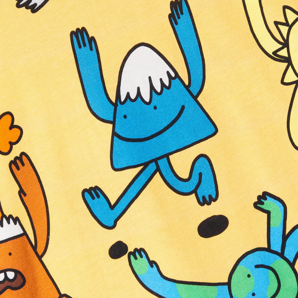 TearResistant Fabric Formal Elegance Stella McCartney Kids Earth Characters All-Over Print T-shirt