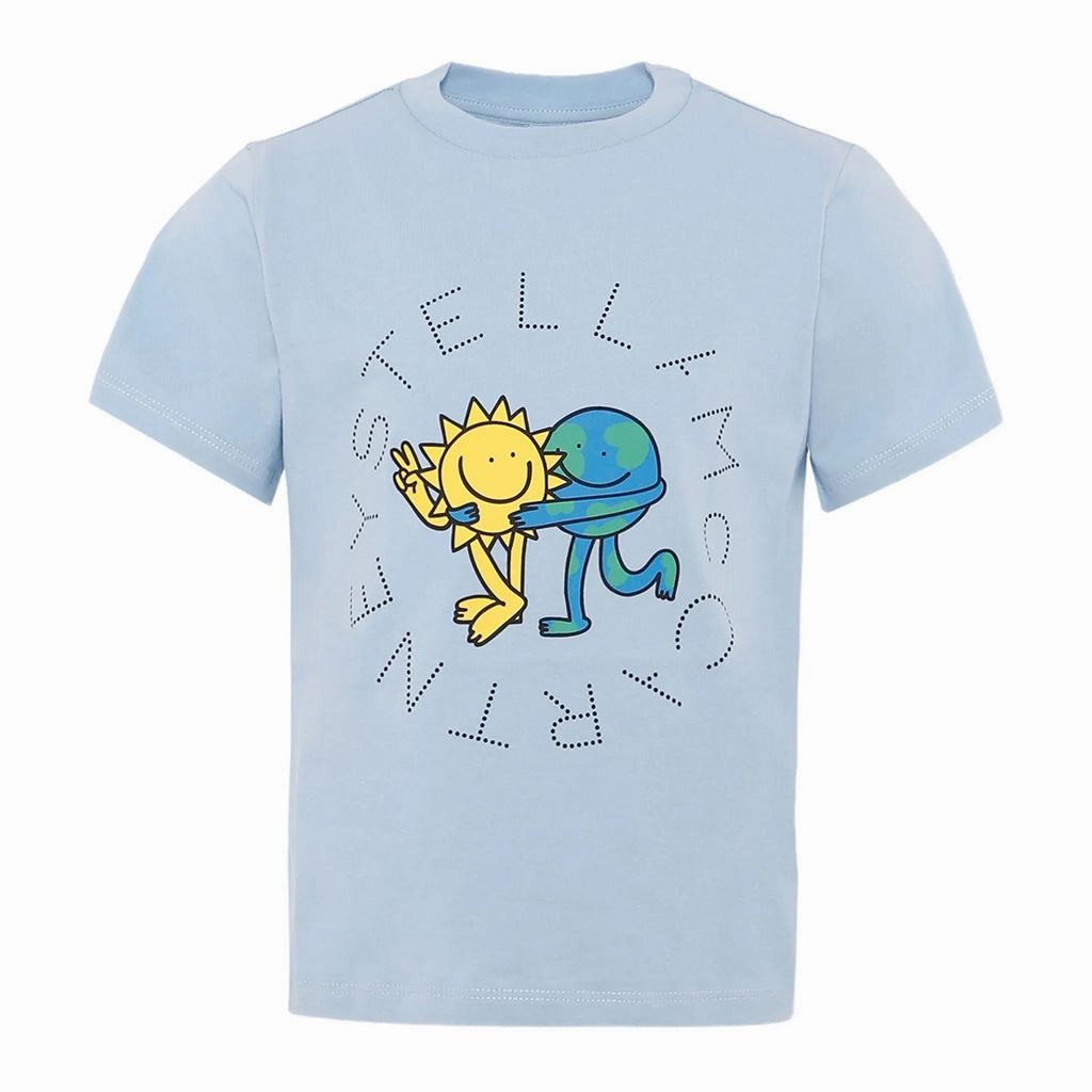 Stella McCartney Kids Earth Characters Print T-shirt easy to pair