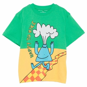Odor Resistant Treatment Stella McCartney Kids Earth Characters Print T-shirt