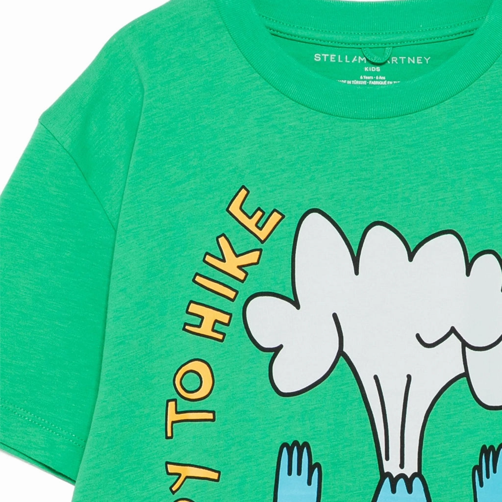 Stella McCartney Kids Earth Characters Print T-shirt Essential Fashion