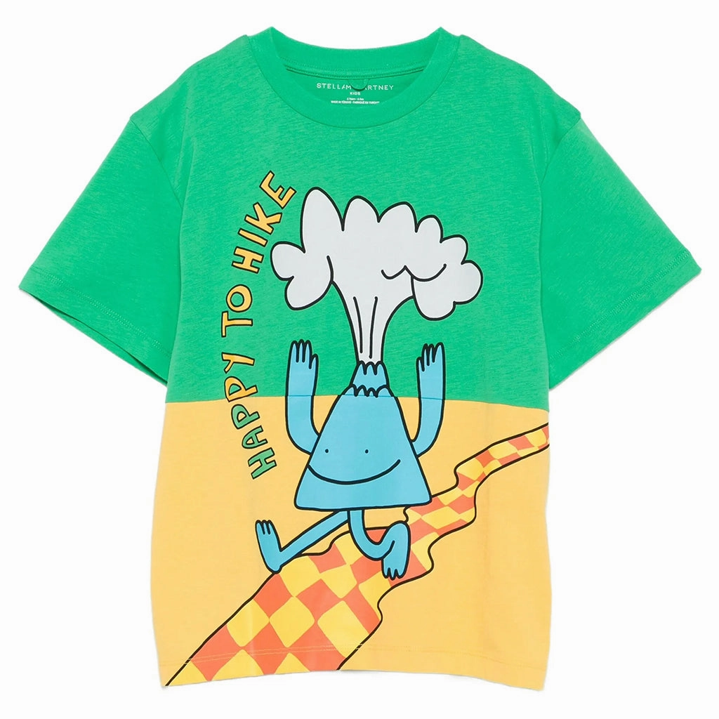 Stella McCartney Kids Earth Characters Print T-shirt comfortable top Low Environmental Impact