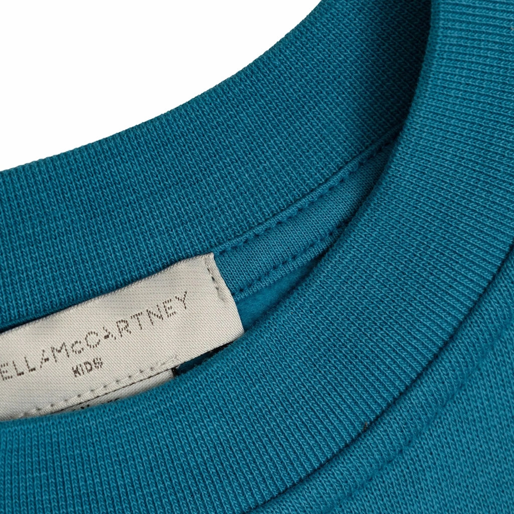 Summer Wardrobe Layered Hemline Stella McCartney Kids Earth Gang Fleece Sweatshirt